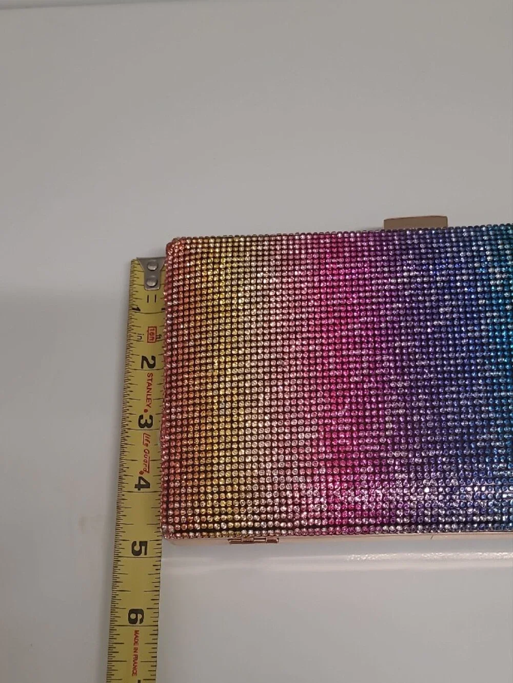 Vegan Rainbow Crystal Crossbody Bag